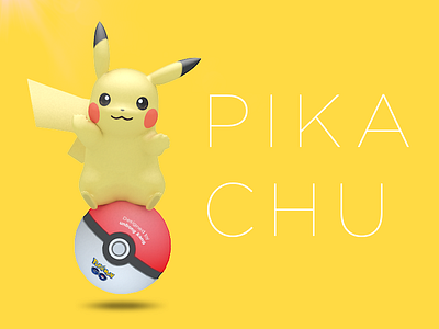 Pikachu 3d artwork character go pikachu pokemon pokemongo