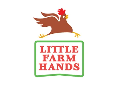 Little Farm Hands chick chicken farm hands happy illustration little running