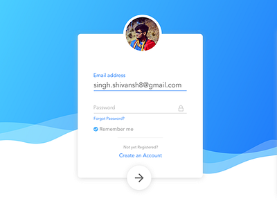 Login Concept Design account app checkout design email interface login material signin signup ui ux