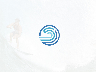 Surf Logo badge branding icon logo mark surf wave