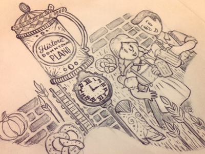 Steinfest sketchin' beer bier fest germany hand drawn sketch stein wip