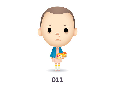 Eleven 011 11 eggo elle netflix stranger things