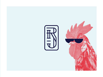 Because Rooster chicken cool duo jam music rad dude rawberry rooster sunglasses