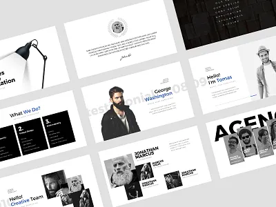Minimalist Powerpoint Template clean dark minimal minimalist powerpoint ppt pptx presentation