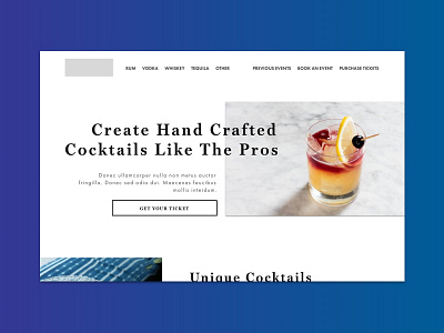 Cocktail Club Homepage alcohol bar branding drinks exploding grid group kansas city liquor meeting monthly