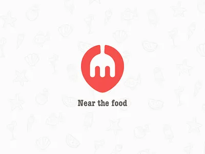Near the food design food illustration logo logotype near photoshop symbol