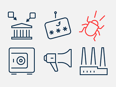 Group-Ib icons crime cyber icon system internet