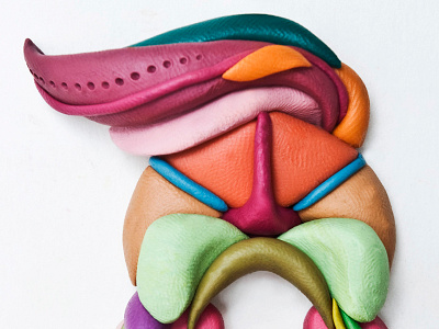 Haircut cyrillc haircut letter modelling clay plasticine