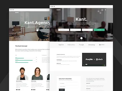 Kant - Multipurpose Template - Agency & Product Version agency commerce creative e css3 htm5 multipurpose personal portfolio small business startup