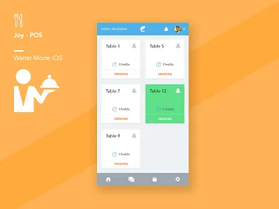 Joy-POS: Waiter Mode pos product design user experience user interface