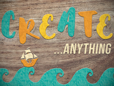 Create Anything! clay craft dough handmade modelling photoshop plasticine