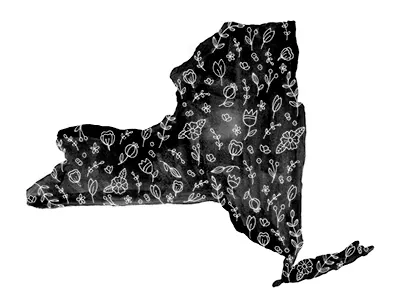 New York floral flowers home illustration ink new york paint pattern watercolor