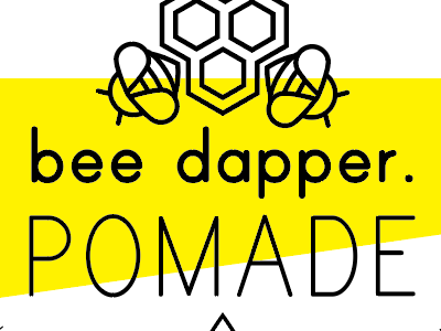 bee dapper. identity logo pomade product design