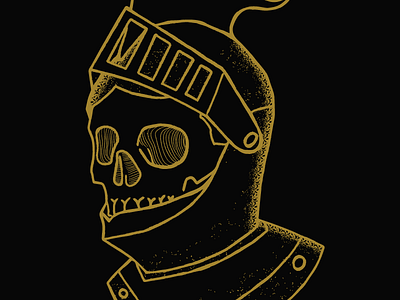 The Alum Knight cotton bureau design hand drawn illustration knight texture ucf vector vector texture