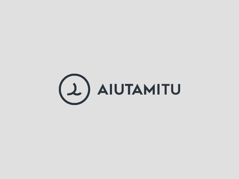 Aiutamitu logo branding design gif logo