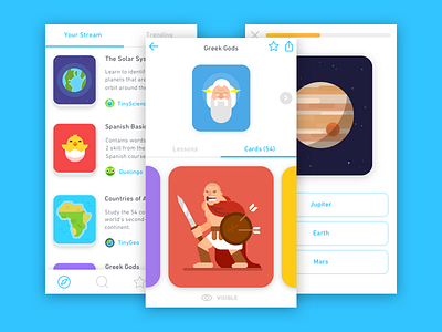 Introducing Tinycards app duolingo flashcards illustrated ios tinycards