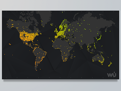 WU Station Coverage map pws station weather