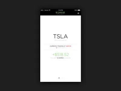 Stakes App UI calculator gotham ios mobile rounded stock stocks ui