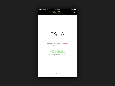 Stakes App UI calculator gotham ios mobile rounded stock stocks ui