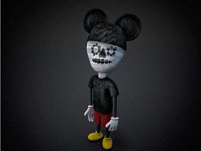 Raton 3d 4d c4d character cinema