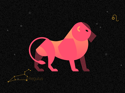 Leo illustration taurus vector zodiac