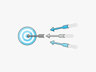 Aligned Targets archery arrows target