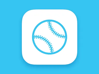 App icon-Baseball app application baseball icon program ui