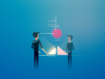 control editorial future illustration minimal