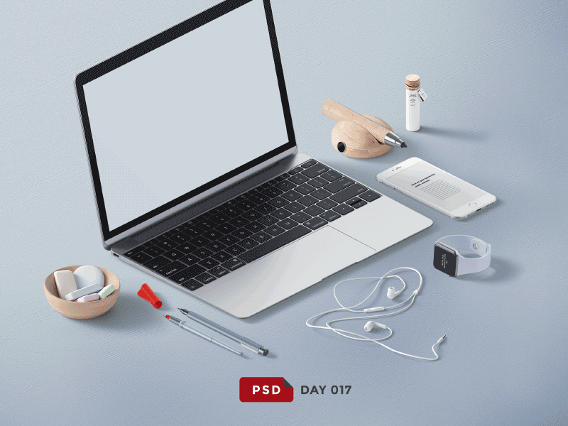 Day 017 | For web projects daily mockup diy free freebie mockup premium psd scene creator scene generator