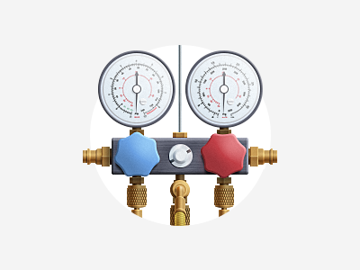Car Conditioner Gauge Icon car conditioner gauge icon manometer pixel perfect