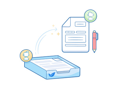 Paper informations box folder informations office paper pen people profile