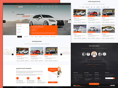 Auto Showroom - Car Dealership Business Version auto automotive car car dealer car dealership dealer dealership inventory listing motorcycle truck vehicle