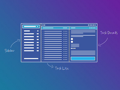 Task Management - Mockup Wireframe application asana basecamp dashbaord icon jira mockup teamwork wireframe
