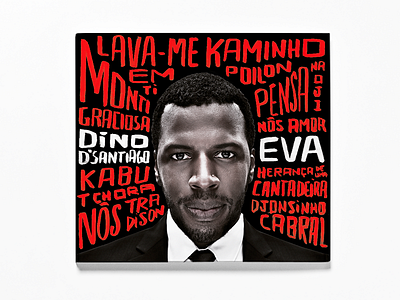 Dino Santiago - Eva album cover dino eva lettering music package packaging santiago type