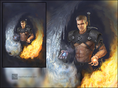 Darkness book cover darkness fantasy fire ice warrior