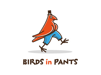 Birds in pants birds care cartoon pants