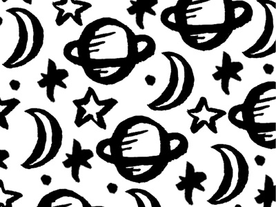 Space! background brush design digital drawing illustration illustrator ink pattern space vector