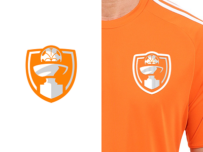 Soccer/Fountain club crest fountain orange soccer sports