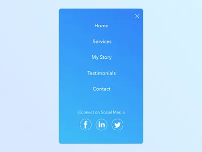 Menu of Portfolio Website (Mobile Version) designer dhaval gandhi india mentor menu mobile portolio user experience designer ux expert uxer vivid color website