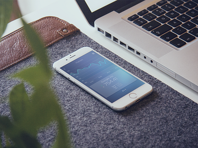 Stock Market - Google clean finance google iphone mac markets minimal mockup stock market stocks