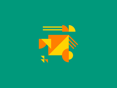 Simple Shapes, Lines and Colors 2 colors forms geometric illustration shapes
