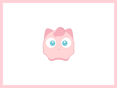 Pokemon Go! cute flat friendly go icon illustration ios jigglypuff kids pokemon stickers