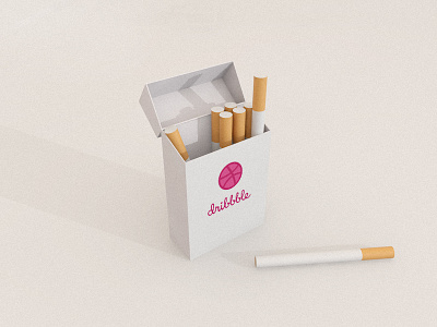 Inspiration for smoking c4d element healthy illustration inspiration model old shot smoke