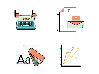 Design Icons agency branding content copywriting design icons marketing