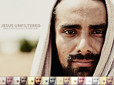 Jesus Unfiltered artwork church church comms church design jesus series art series artwork series branding teaching series