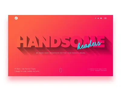 Website Header 108 handsome headers best header design best ui best website clean header minimalistic red ui ux web website