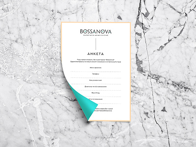 Bossanova cafe bossanova branding cafe