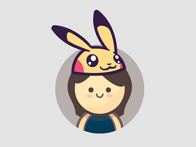 Pikachu Hat cartoon cute game hat illustration pikachu pokemon pokemon go