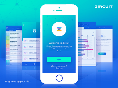 Zircuit app interaction ios iphone screendesign ui ux