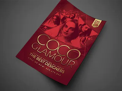 Fashion Minimalist Party Flyer artist bash flyer bash poster birthday birthday flyer girl fashion flyer invitation night club party flyer poster psd template